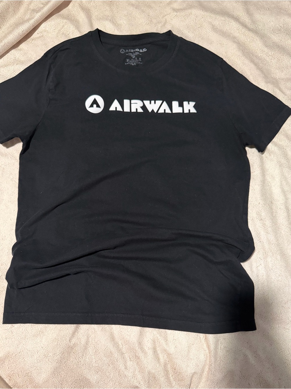 Airwalk Black T-Shirt with White Logo